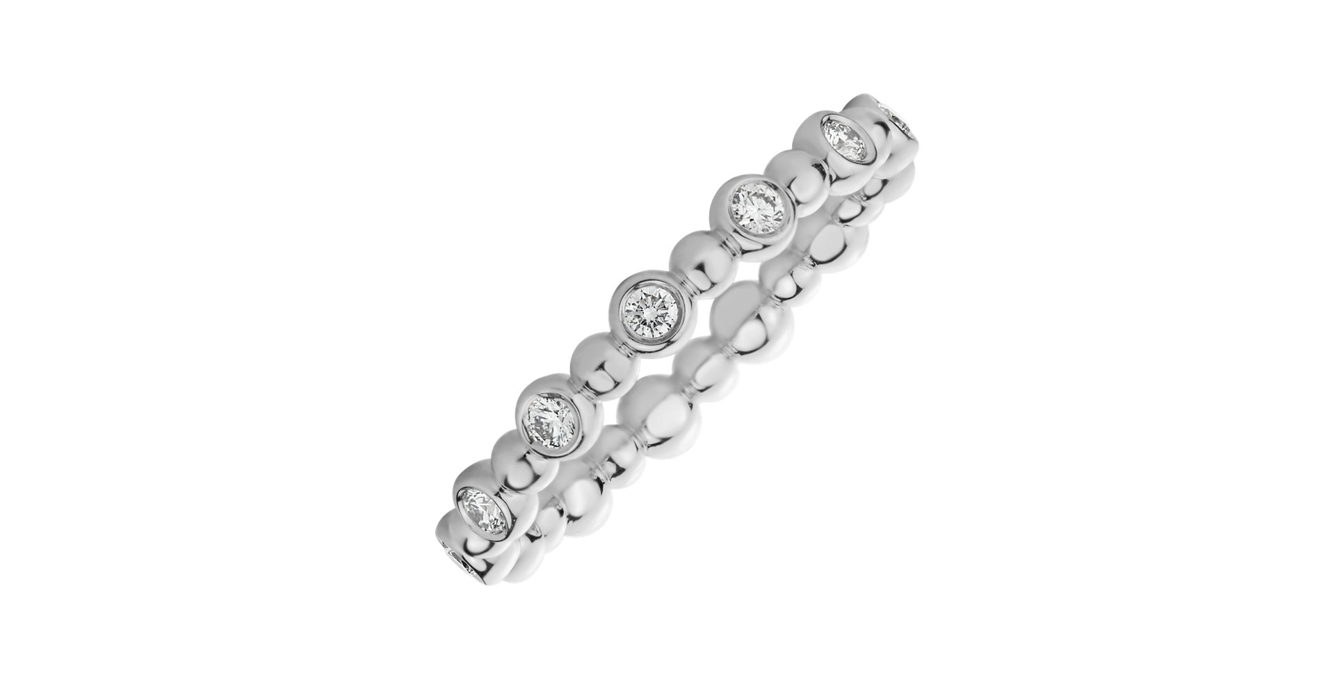 Prsteň s diamantmi Shiny Dots