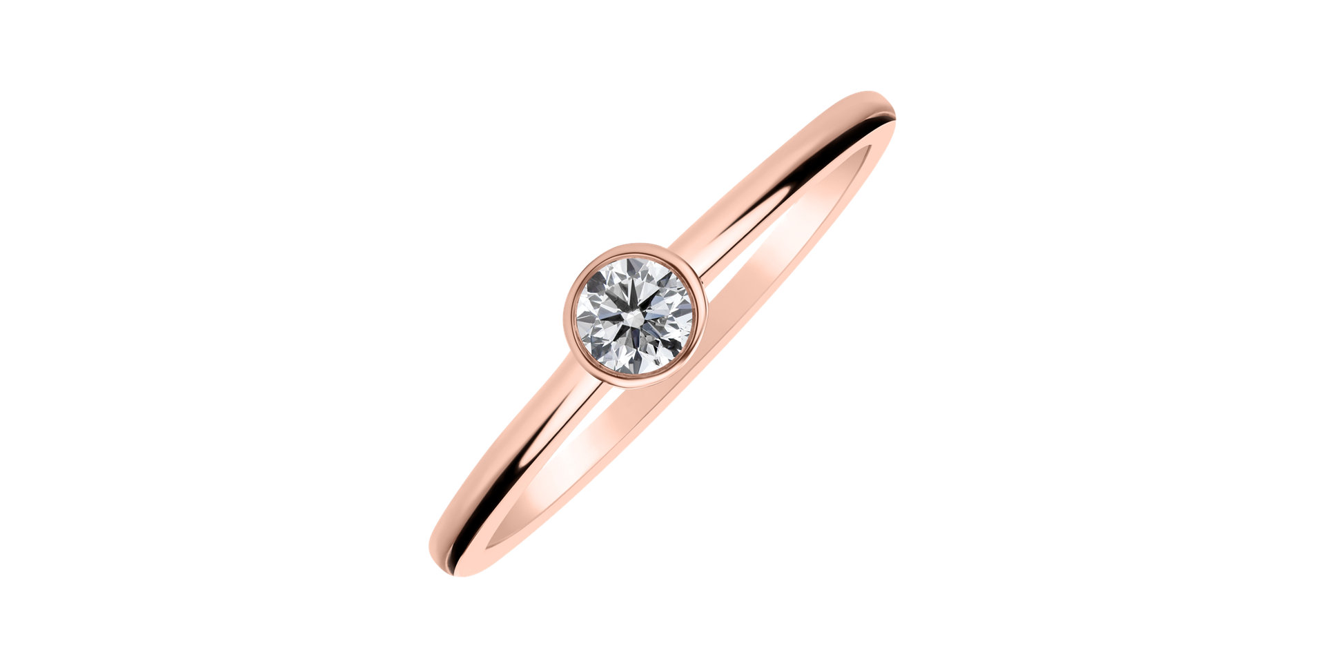 Prsteň s diamantom Seductive Glow