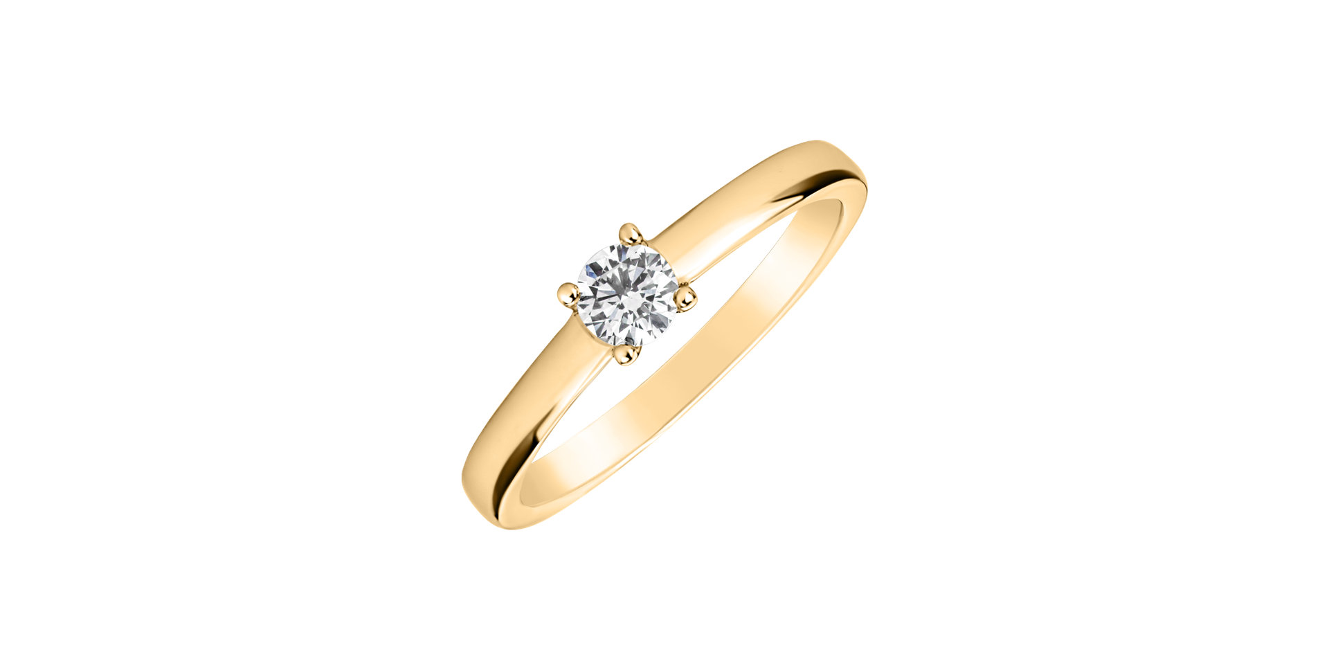 Prsteň s diamantom Spark of Love