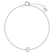 Náramok s diamantom Round Line C6