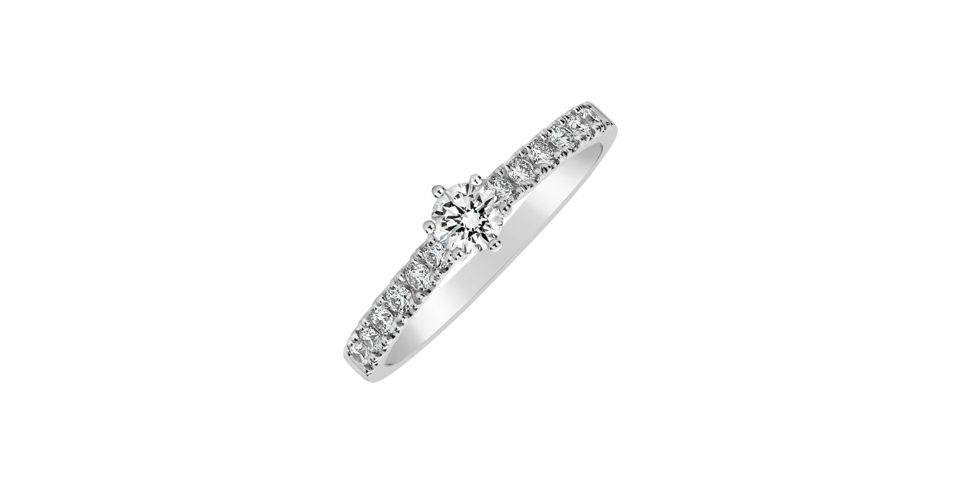 Prsteň s diamantmi Sparkling Love
