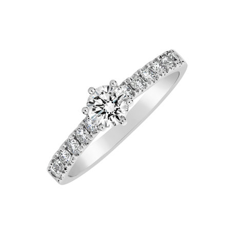 Prsteň s diamantmi Sparkling Love