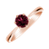 Prsteň s rhodolitom Bonbon6