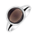 Prsteň so smoky quartzom Bonbon6
