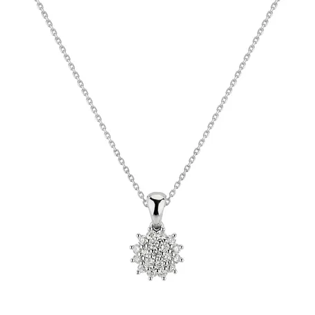 Přívěsok s diamantmi Delicate Star