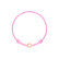 Detský diamantový náramok so šnúrkou Heart Circle3
