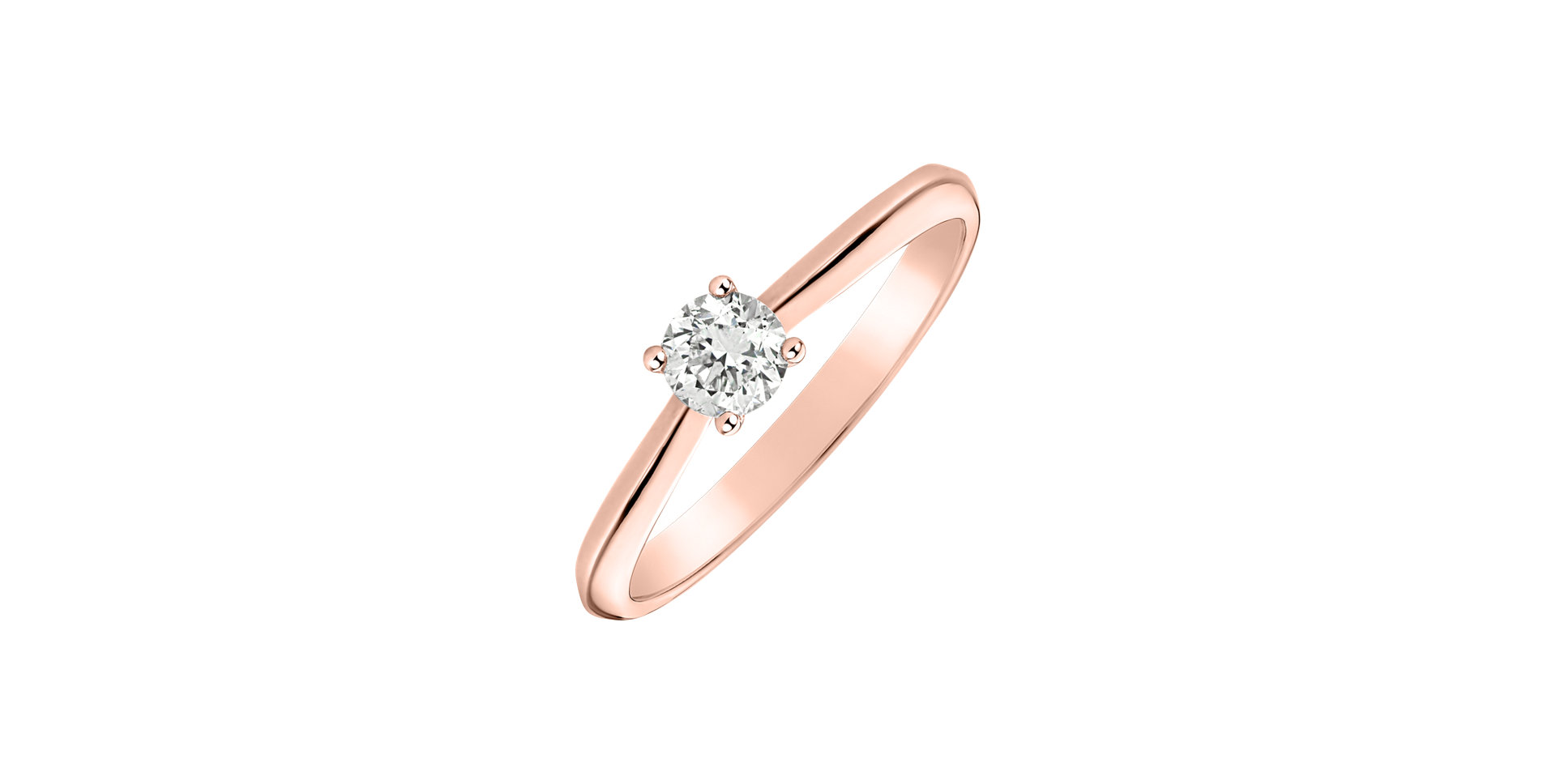 Prsteň s diamantom Divine Love