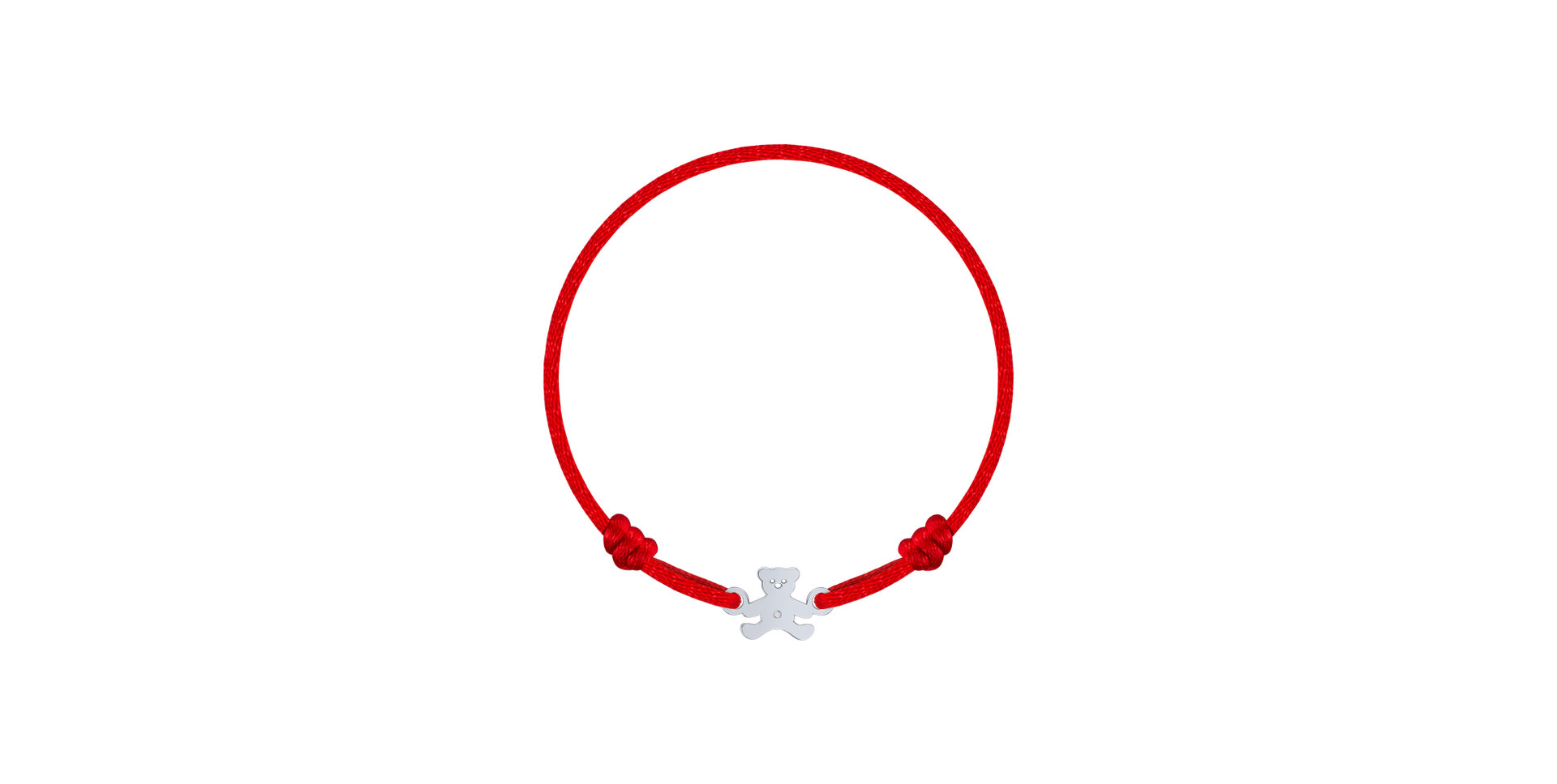 Detský diamantový náramok so šnúrkou Teddy