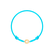 Detský diamantový náramok so šnúrkou Heart Circle3