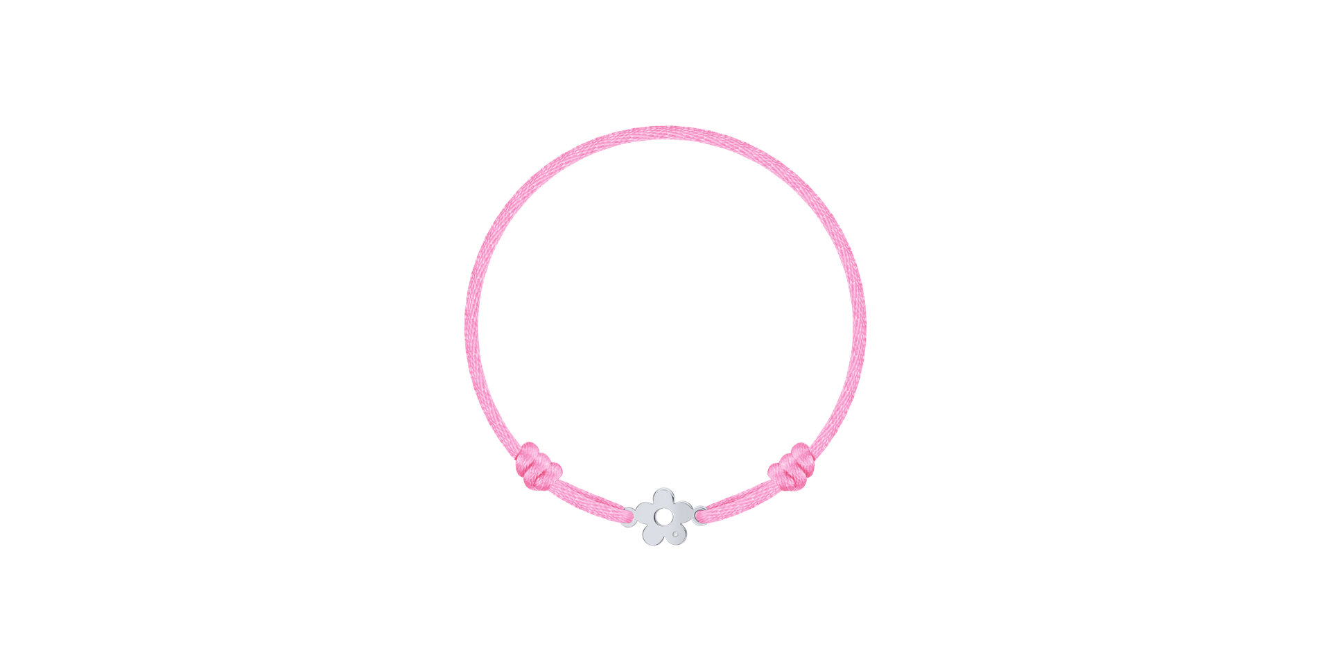 Detský diamantový náramok so šnúrkou Flower