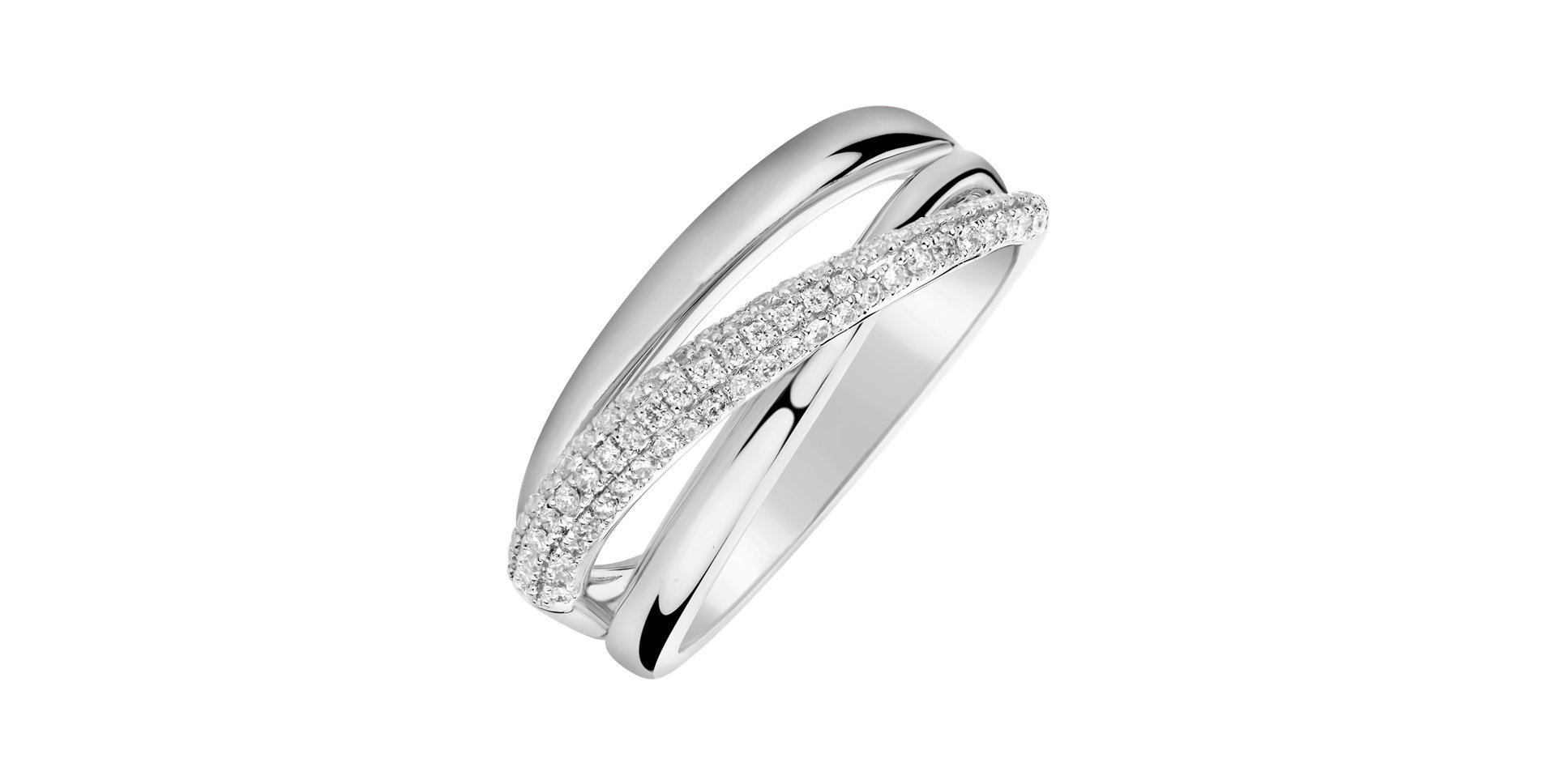 Prsteň s diamantmi Royal Labyrinth