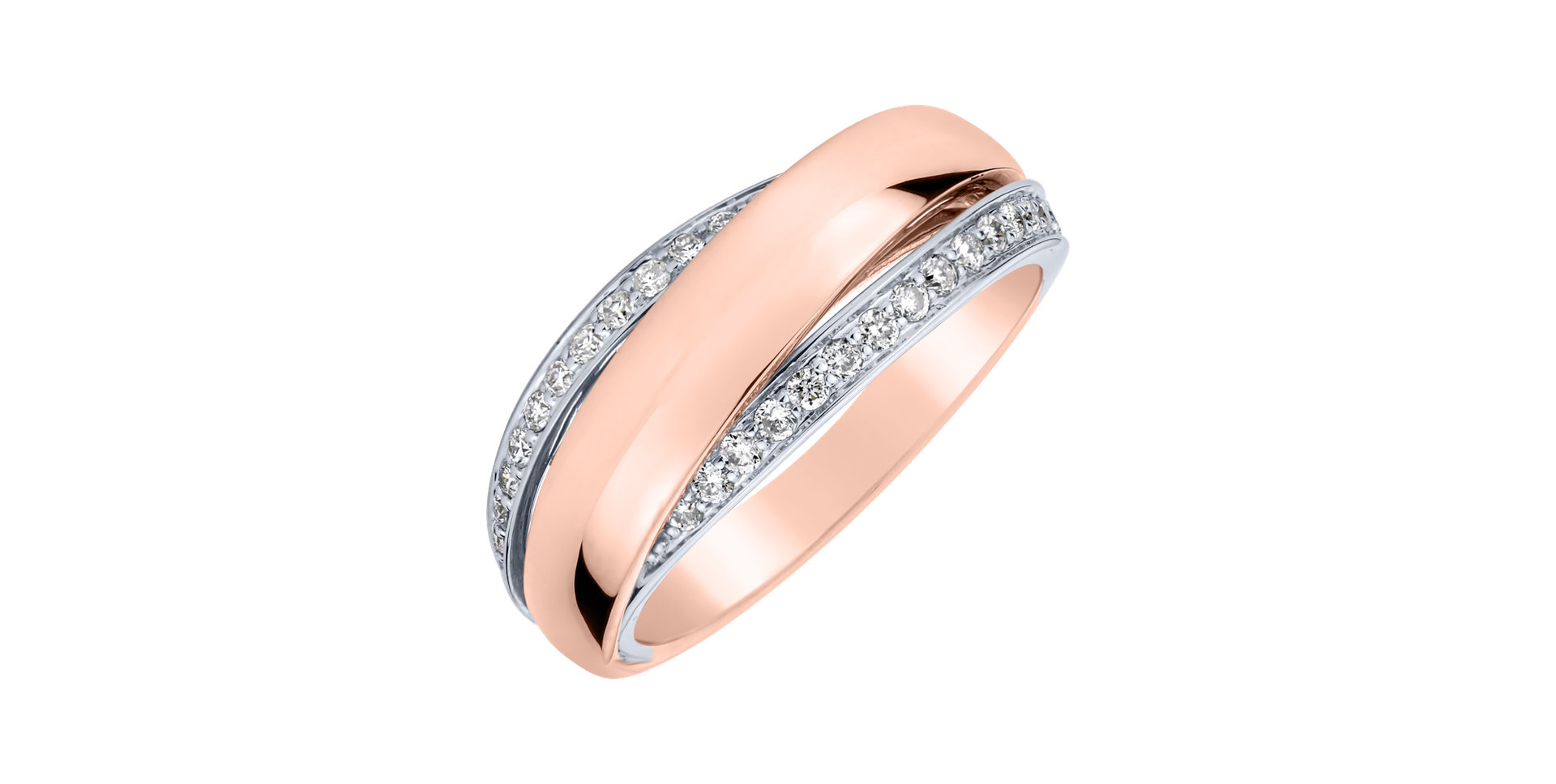 Prsteň s diamantmi Andromeda Galaxy