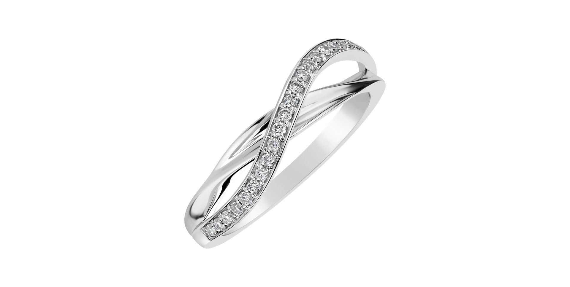 Prsteň s diamantmi Moonlight Sea