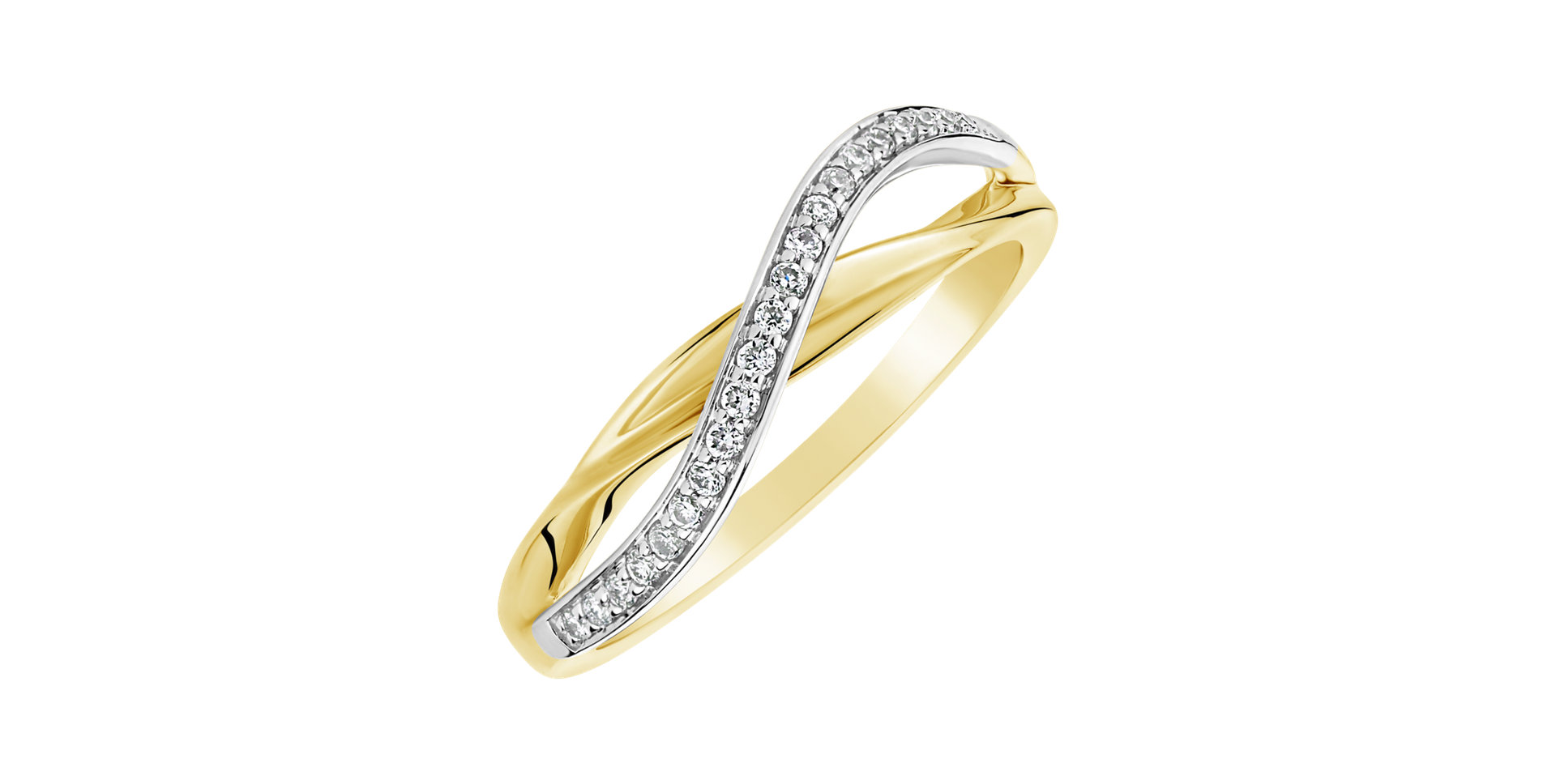 Prsteň s diamantmi Moonlight Sea