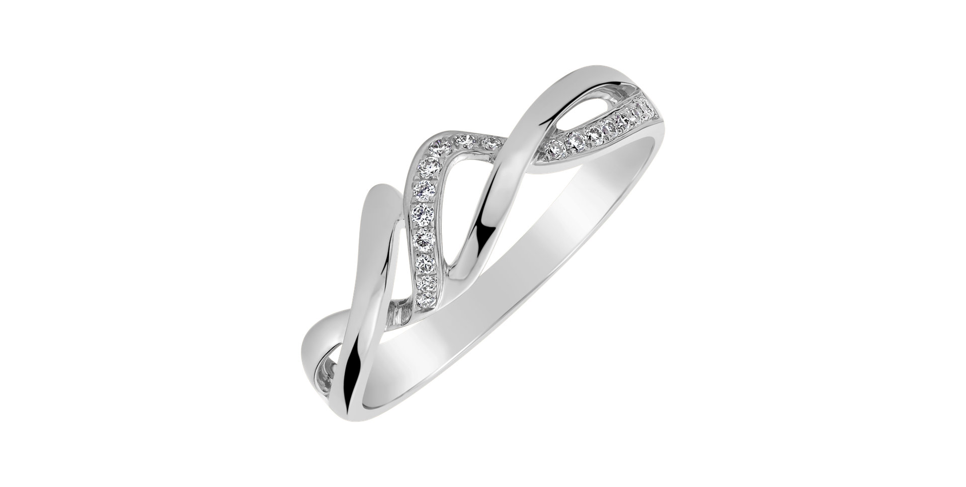 Prsteň s diamantmi Infinite Joy