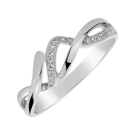 Prsteň s diamantmi Infinite Joy