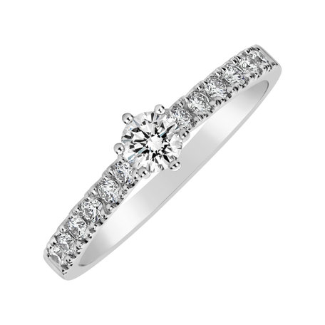Prsteň s diamantmi Sparkling Love
