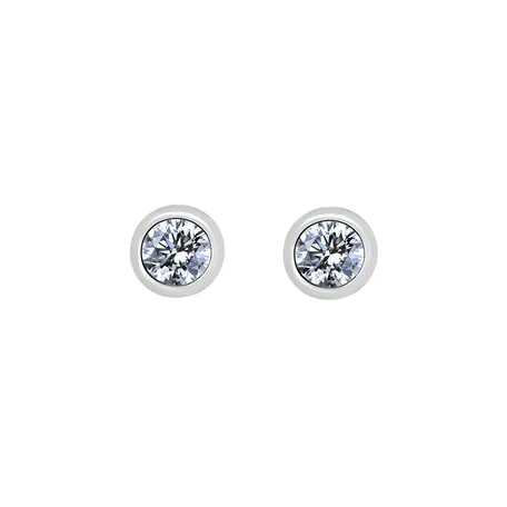 Náušnice s diamantom Shiny Dots