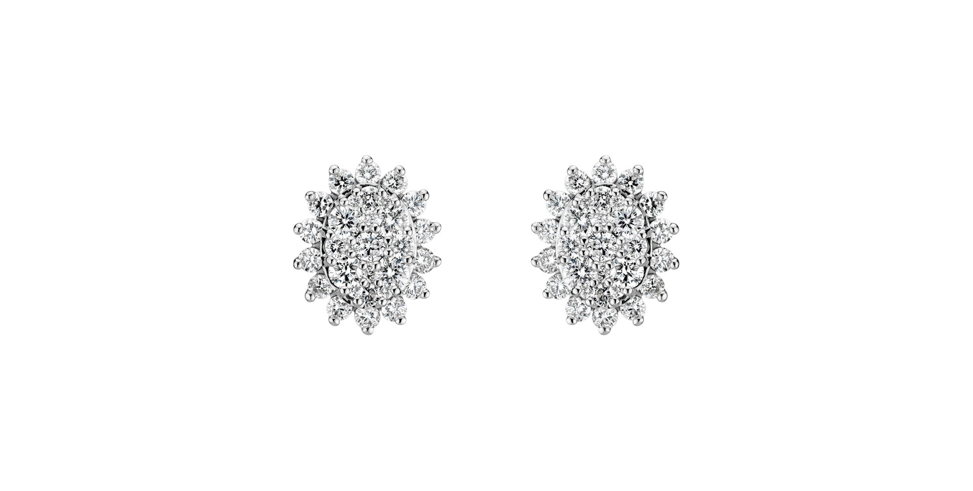 Náušnice s diamantmi Midnight Star
