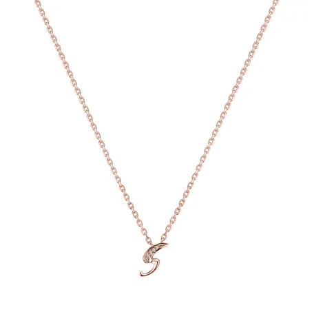 Náhrdelník s diamantmi Curly Diamonds S