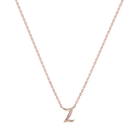 Náhrdelník s diamantmi Curly Diamonds Z