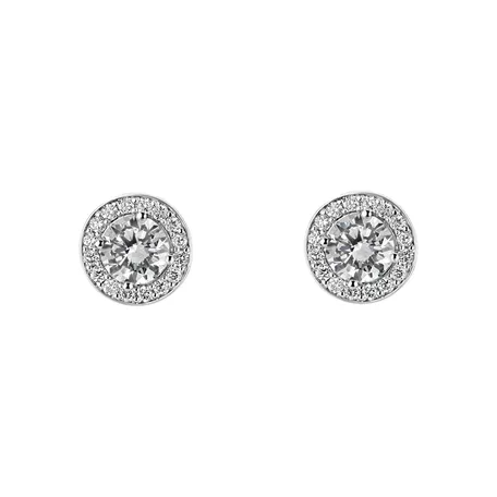 Náušnice s diamantmi Sparkling Rain