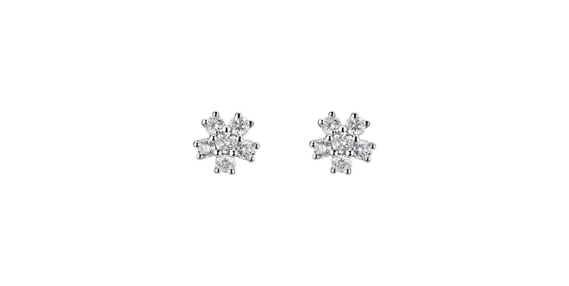 Náušnice s diamantmi Sparkless