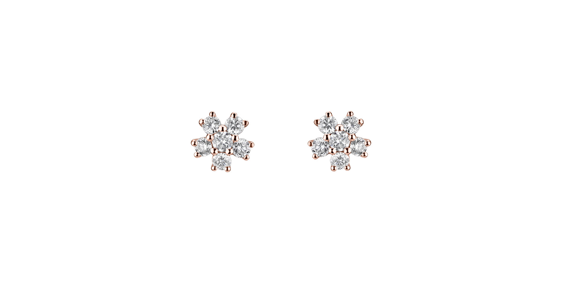 Náušnice s diamantmi Sparkless