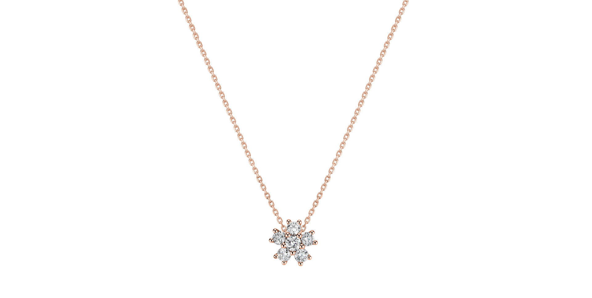 Náhrdelník s diamantmi Sparkling Starlet