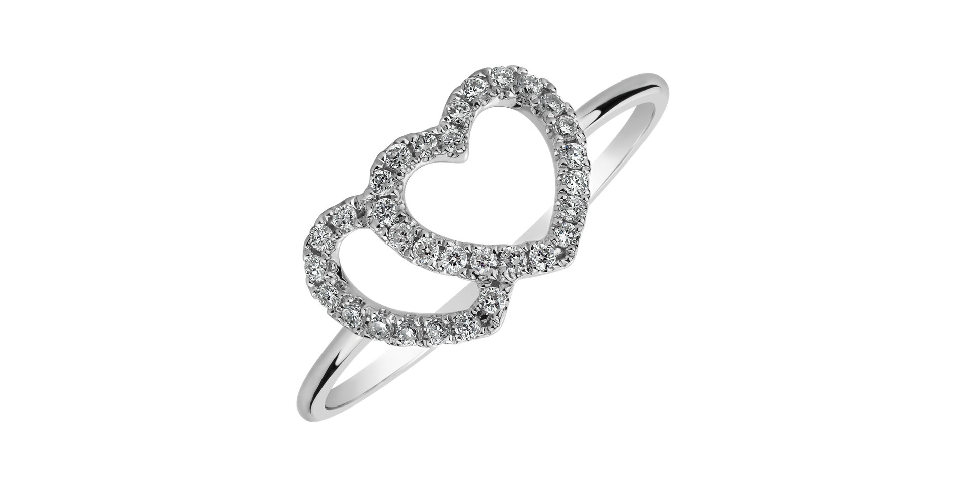 Prsteň s diamantmi Joyful Love