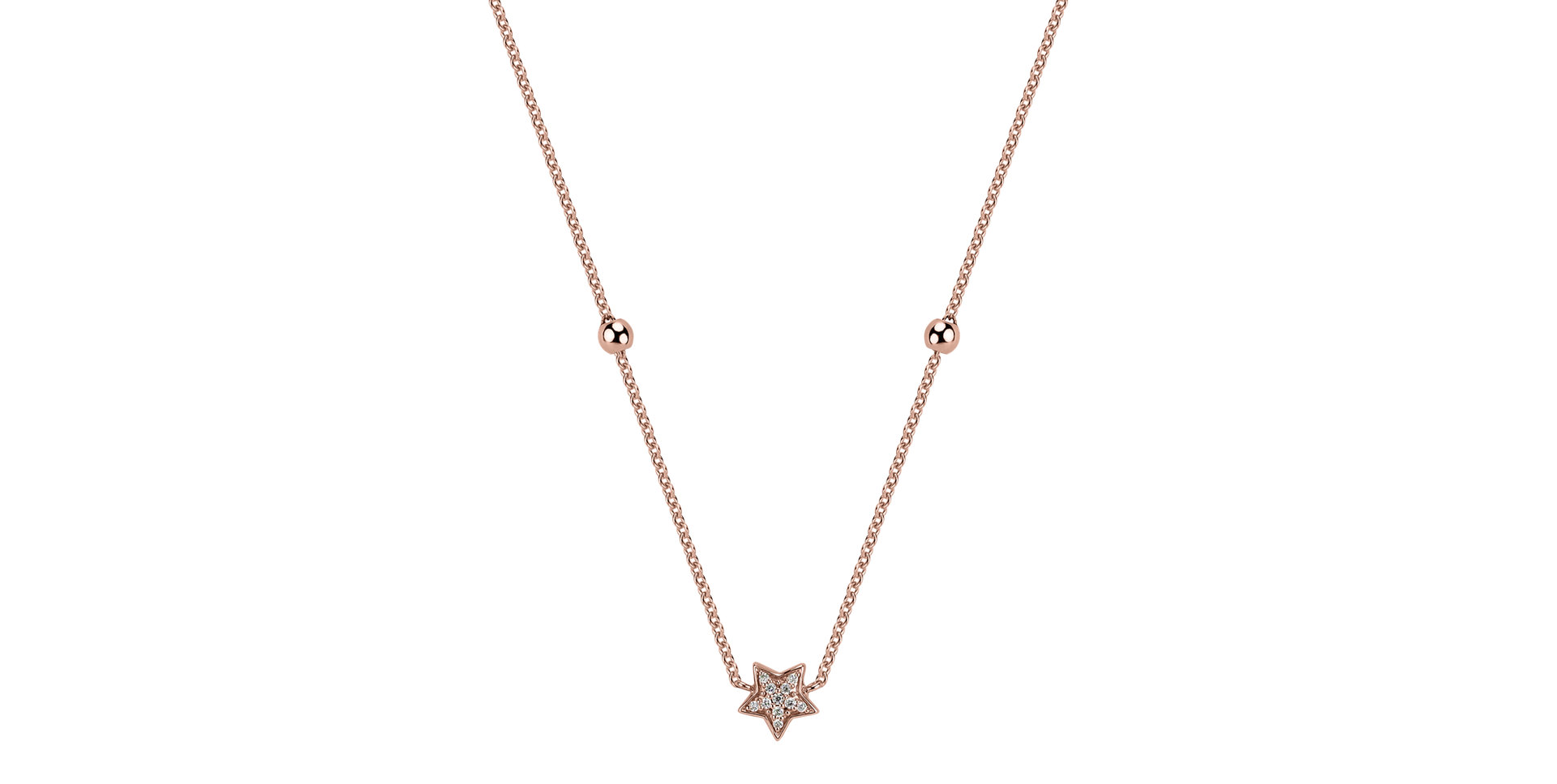 Náhrdelník s diamantmi Star Waterfall