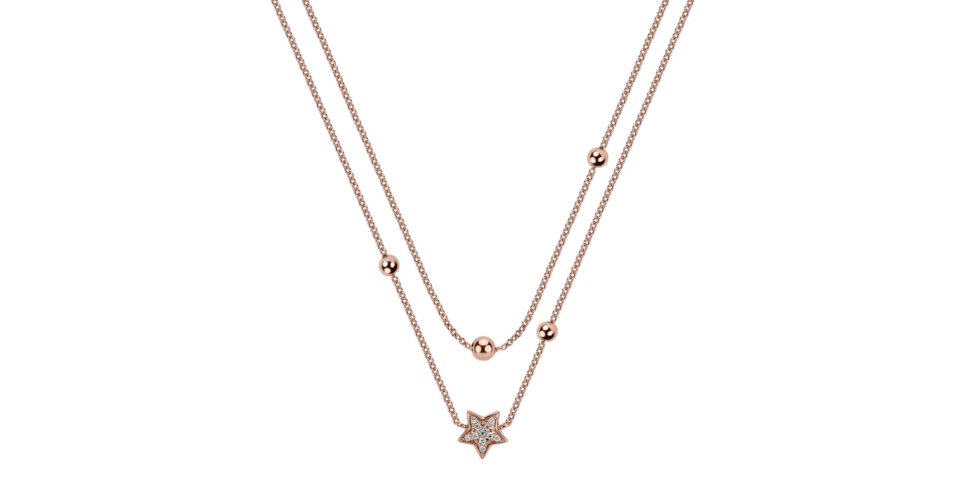 Náhrdelník s diamantmi Star Waterfall