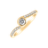Prsteň s diamantmi Love Twist4