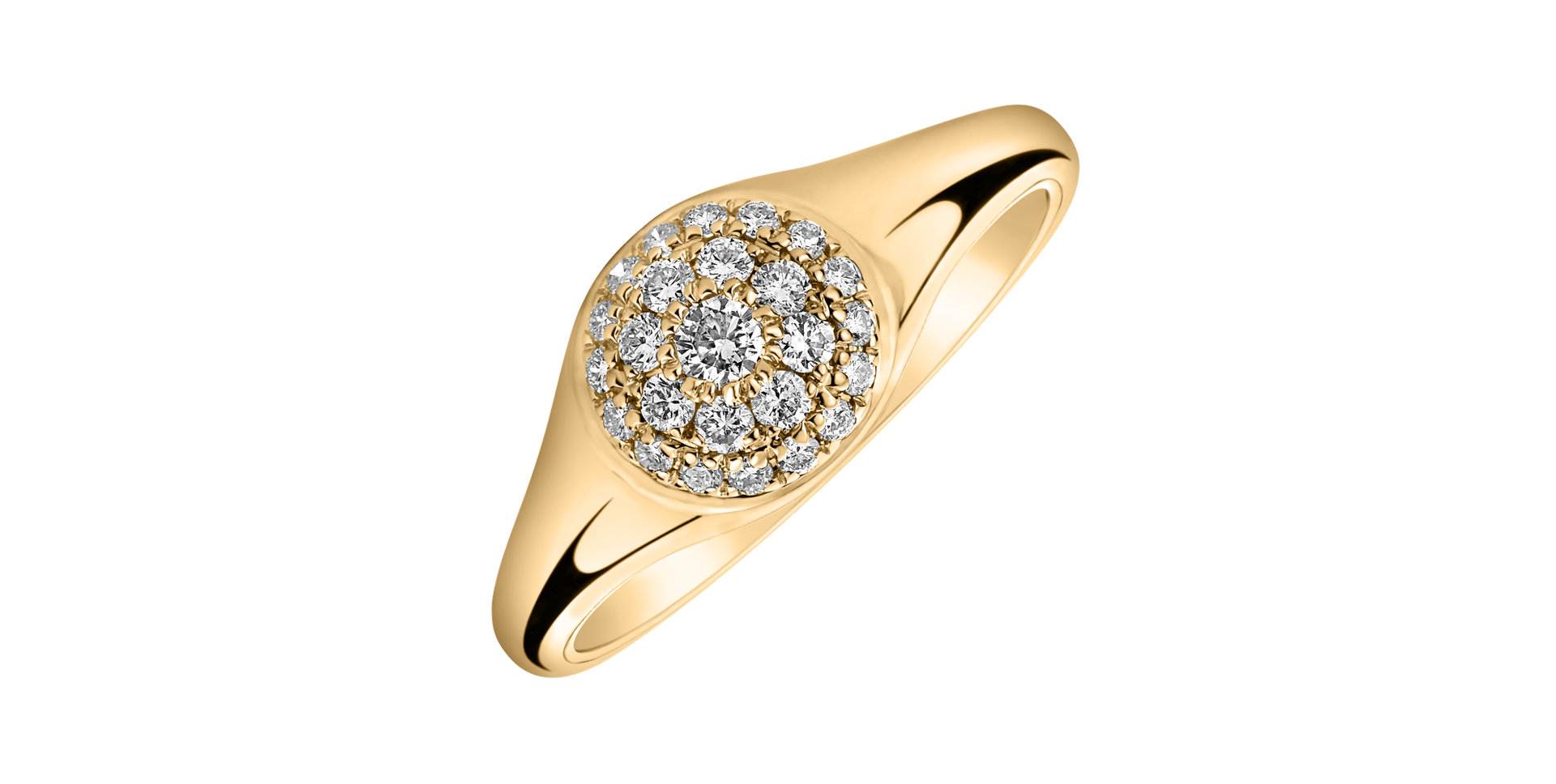 Prsteň s diamantmi Recent Sunset