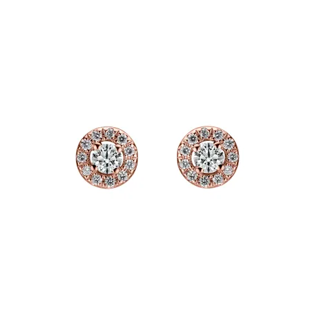 Náušnice s diamantmi Glossy Charm