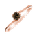 Prsteň so smoky quartzom Bonbon6