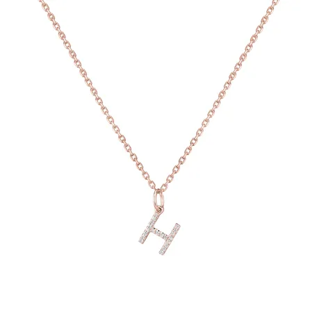 Prívesok s diamantmi Line Glitter  H