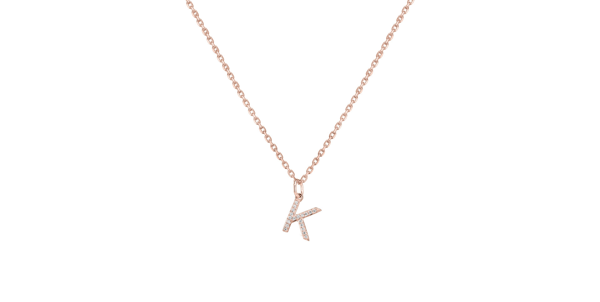 Prívesok s diamantmi Line Glitter  K