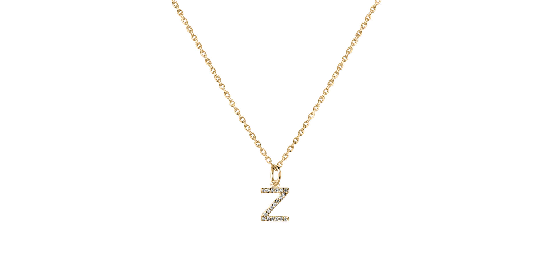 Prívesok s diamantmi Line Glitter  Z