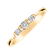 Prsteň s diamantmi Shards5