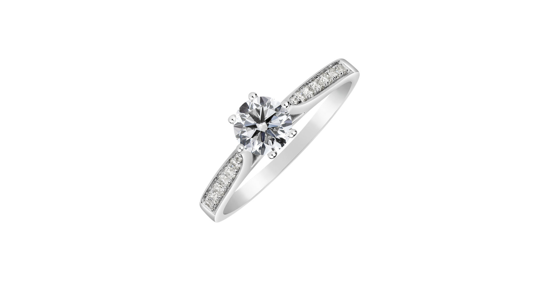Prsteň s diamantmi Midnight Romance
