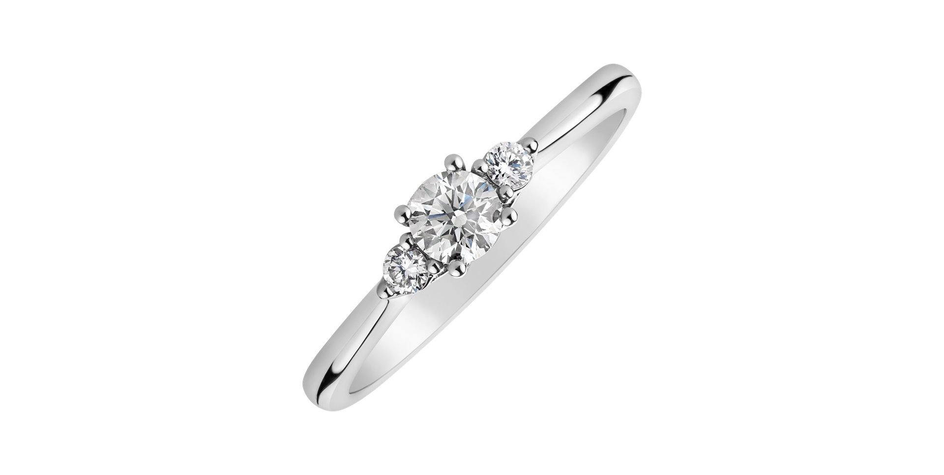 Prsteň s diamantmi Love Spark