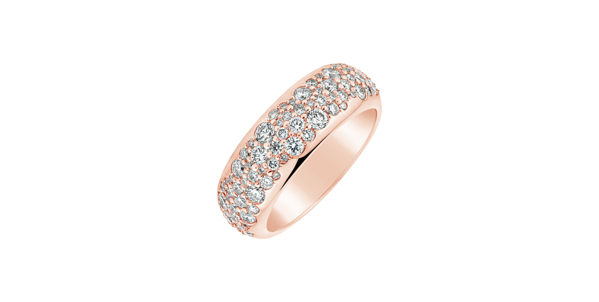 Prsteň s diamantmi Sparkling Galaxy