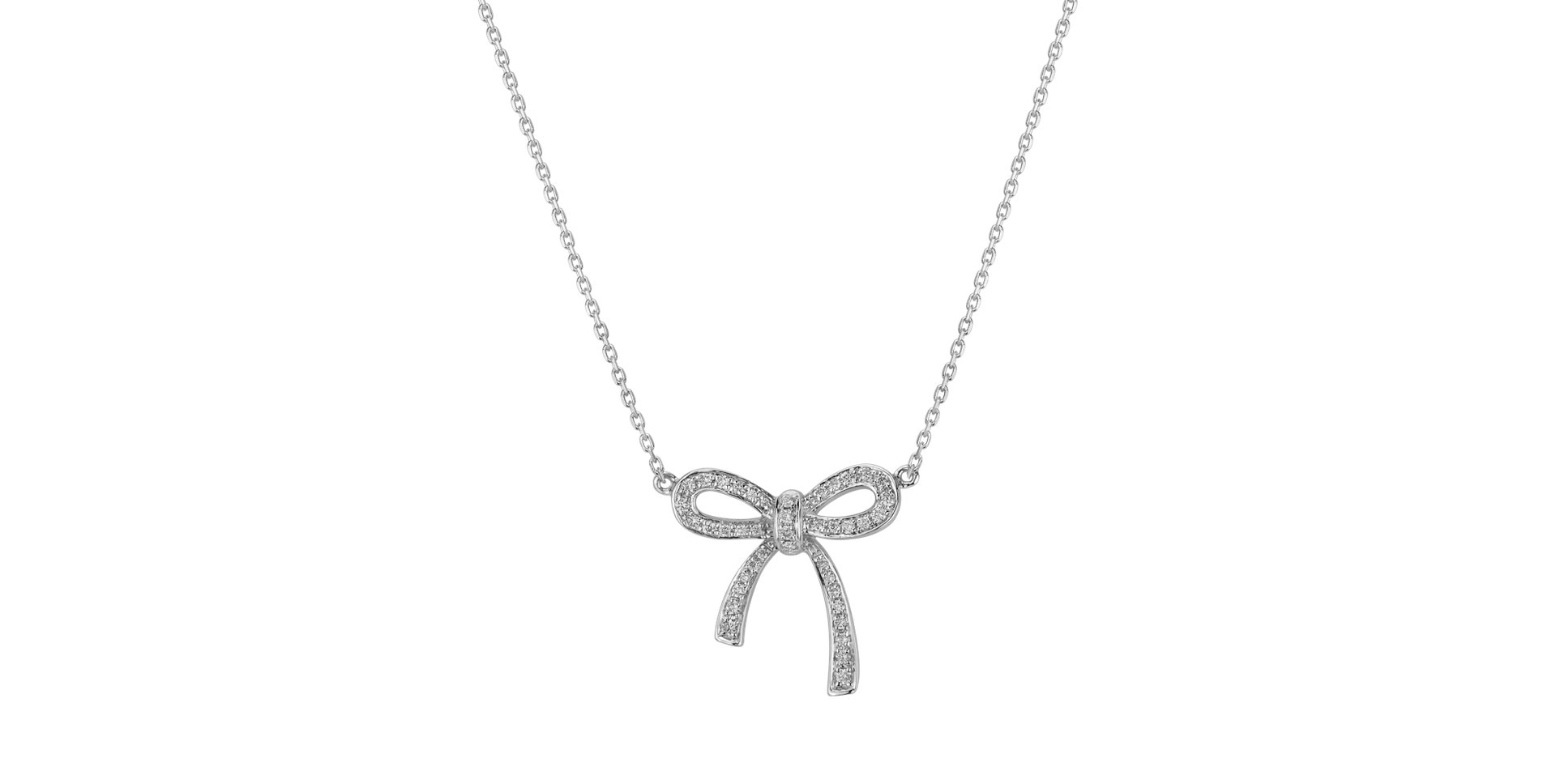 Náhrdelník s diamantmi Refreshment Ribbon