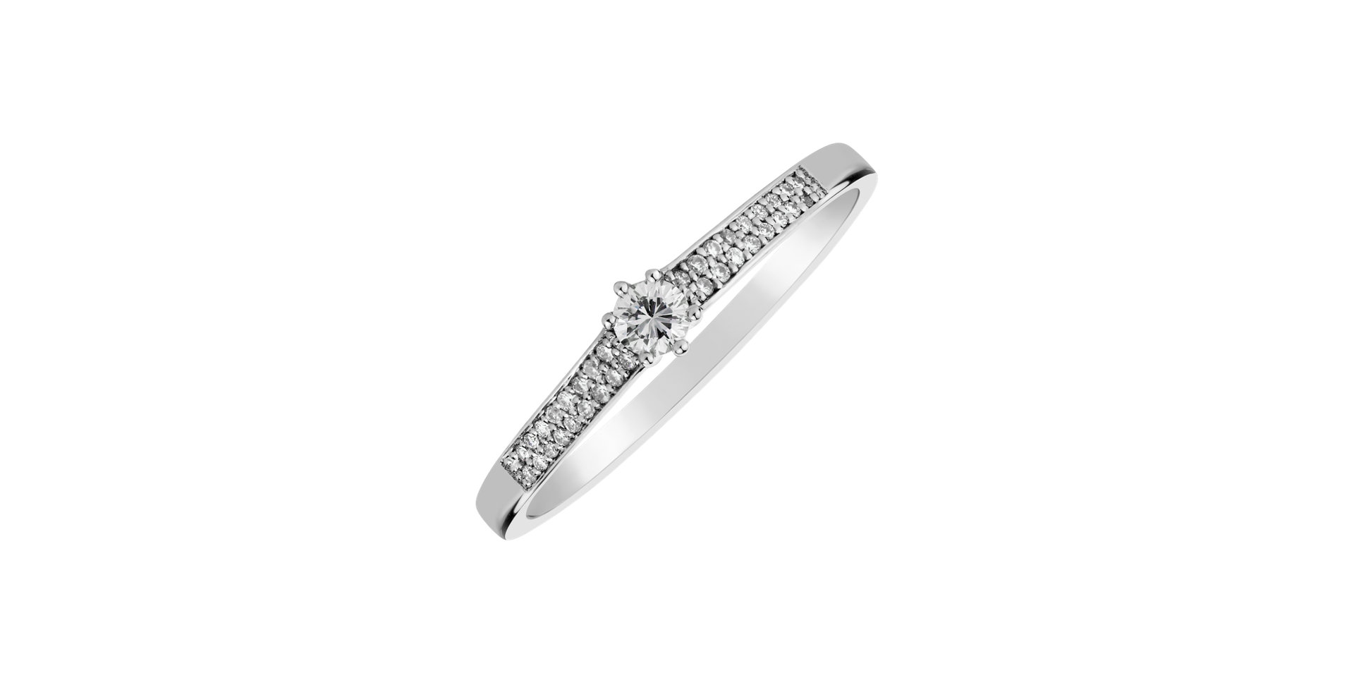 Prsteň s diamantmi Sparkling Romance