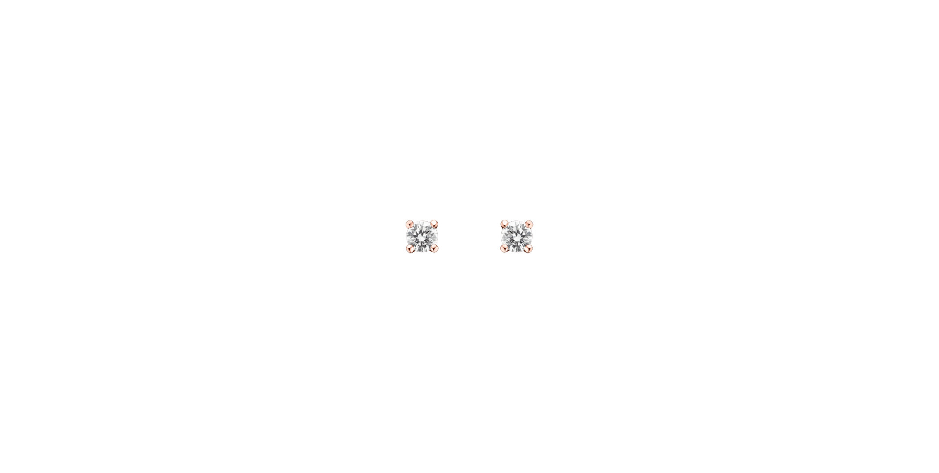 Náušnice s diamantom Essential Shine