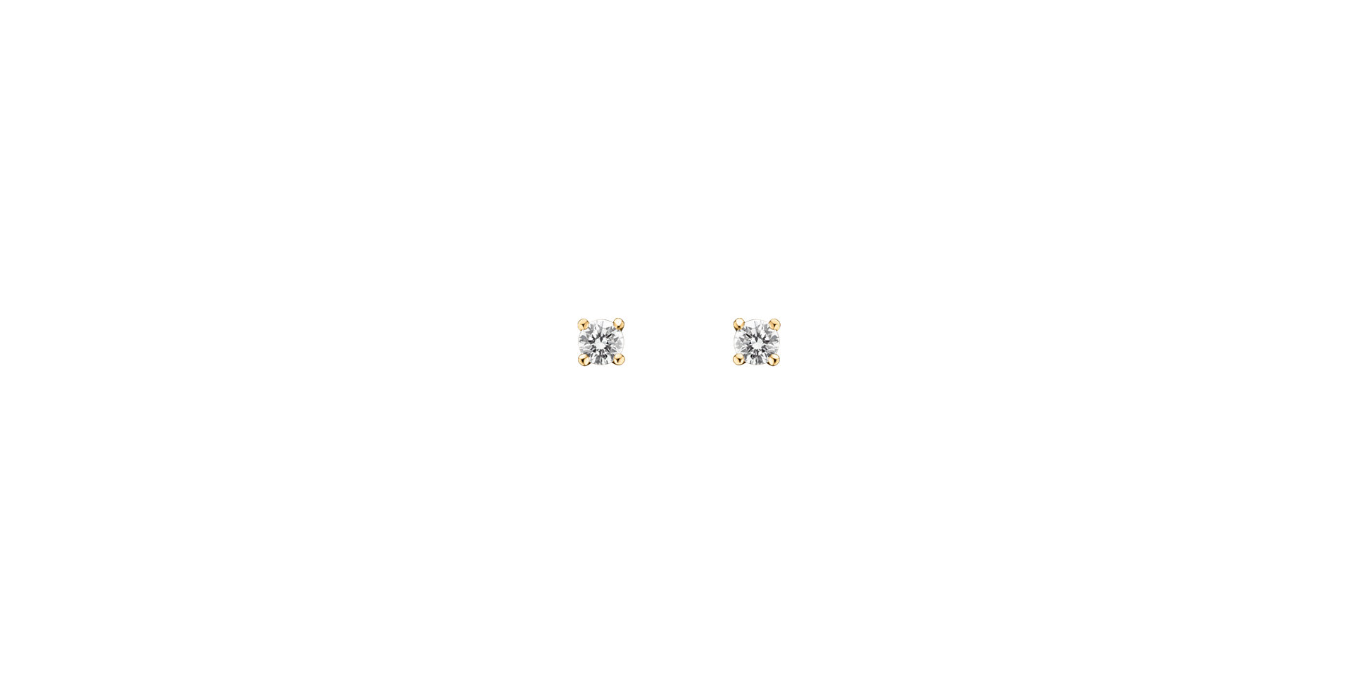 Náušnice s diamantom Essential Shine