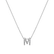 Náhrdelník s diamantmi Glittering Letter M4