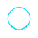 Detský diamantový náramok so šnúrkou Circle Letter W3