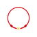 Detský diamantový náramok so šnúrkou Circle Letter X3
